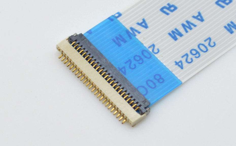 FPC/FFC超薄扁平排線連接器0.5Pitch 插座 6P針翻蓋 H=1.0厚,蝌蚪网站在线观看