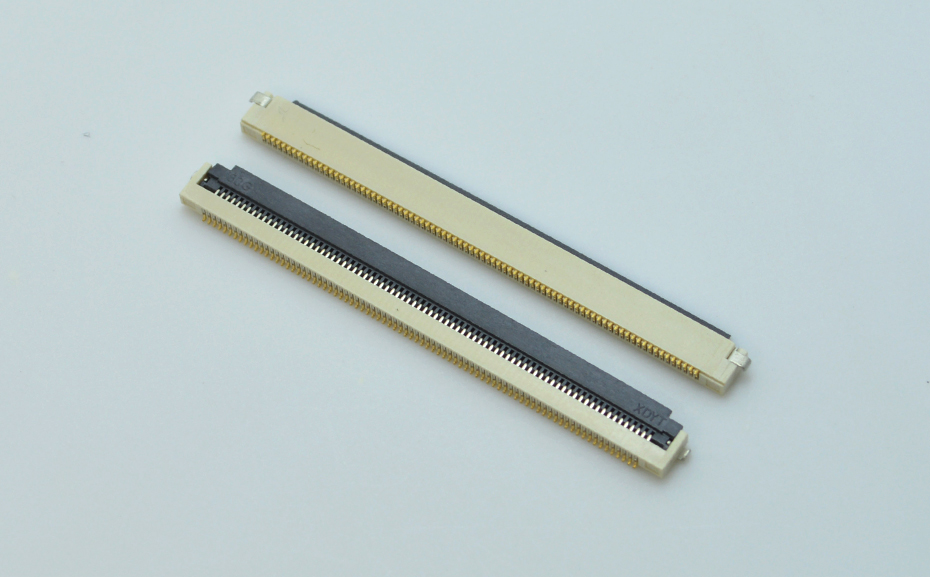 FFC/FPC座 軟排線連接器 0.5mm間距 80P /68P翻蓋式下接觸 液晶屏,蝌蚪网站在线观看