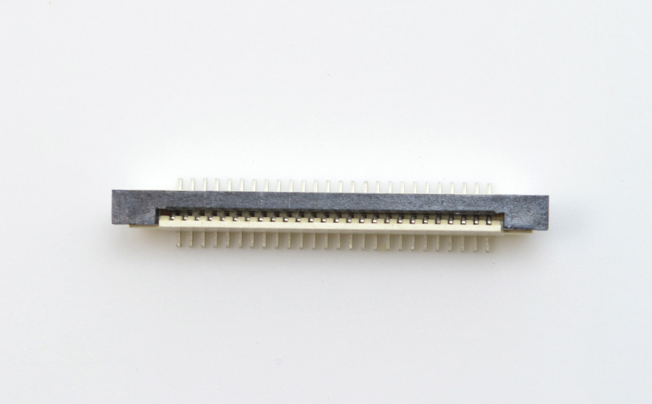 fpc連接器0.8mm間距H2.5厚立貼帶鎖 封裝規格書圖紙 型號尺寸圖 在線下載