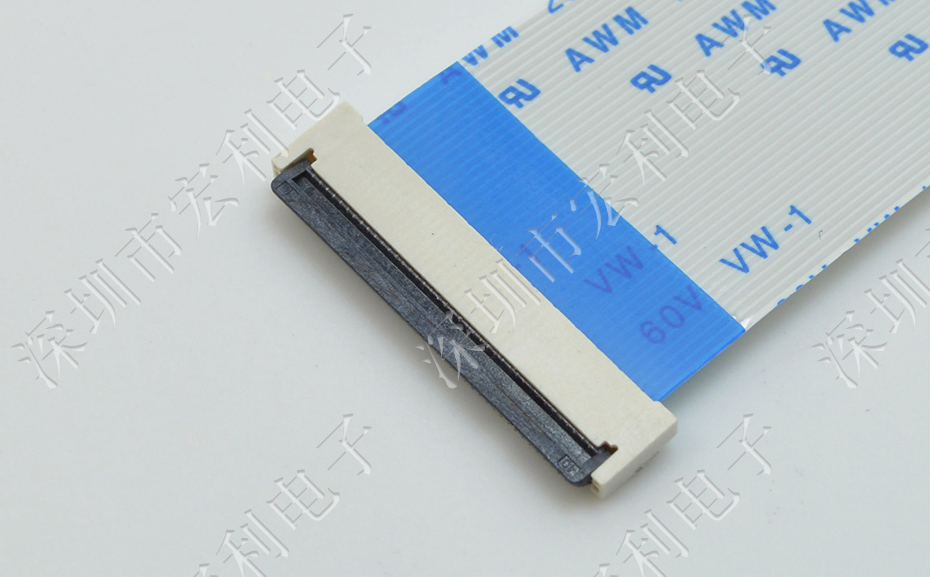 蝌蚪网站在线观看FPC插座翻蓋式FFC間距0.5mm 36p針腳位H2.0mm 前插後翻連接器