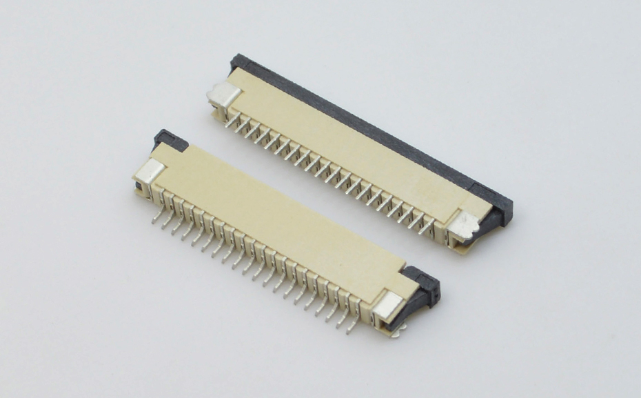 FFC軟排線接插件 蝌蚪窉成人精品视频 間距1.0MM-16p 上接拉鎖