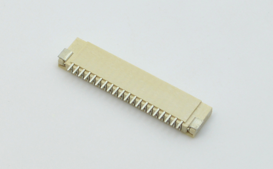FFC/蝌蚪窉成人精品视频 FPC座 1.0mm間距 34P 臥式貼片無鎖 雙麵接觸