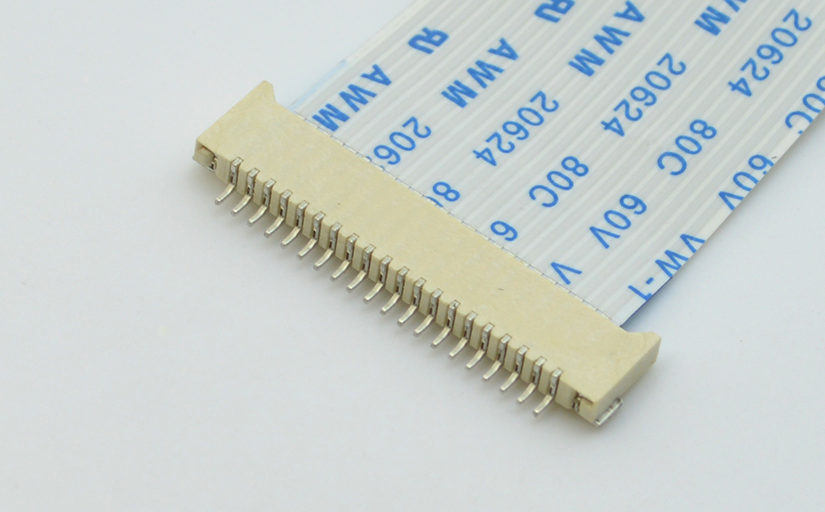 FFC/蝌蚪窉成人精品视频 FPC座 1.0mm間距 34P 臥式貼片無鎖 雙麵接觸
