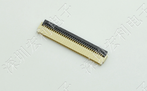 蝌蚪窉成人精品视频 軟排線扁平電纜插座 間距0.5mm 24P H1.0後鎖式臥貼片