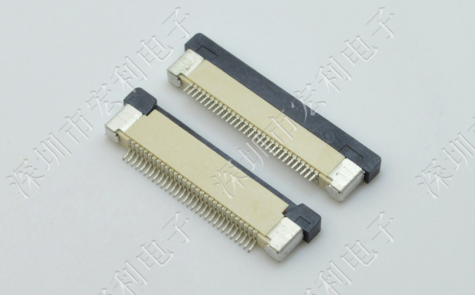 FFC/蝌蚪窉成人精品视频 45p 45pin 0.5mm間距 FPC座 抽屜式上接 排線插座