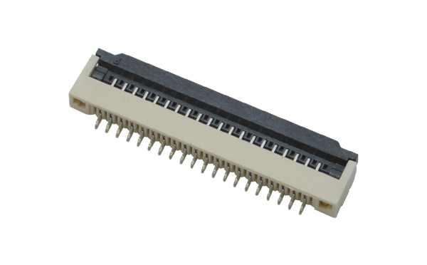 FPC插座FFC連接器 軟排線插座1.0間距H2.0 4-30P臥貼翻蓋式掀蓋式,蝌蚪网站在线观看