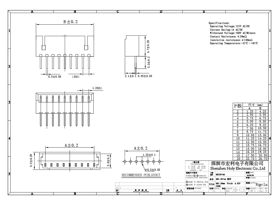 網絡機頂盒1.25直針180度針座立式直插1.25mm間距3P接插件連接器,蝌蚪网站在线观看
